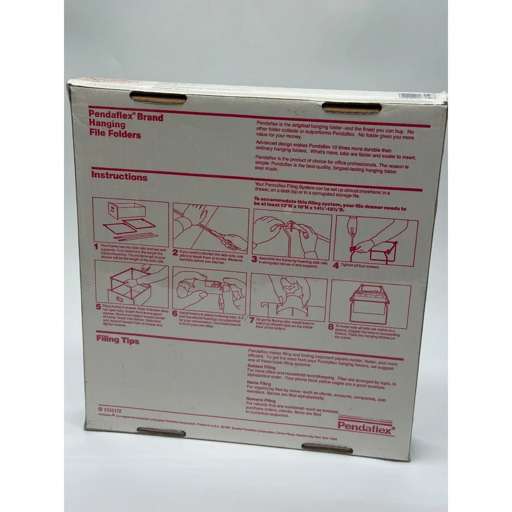 Pendaflex Hanging File Folders‎ 12 Count Blue Letter Size Adjustable  18559